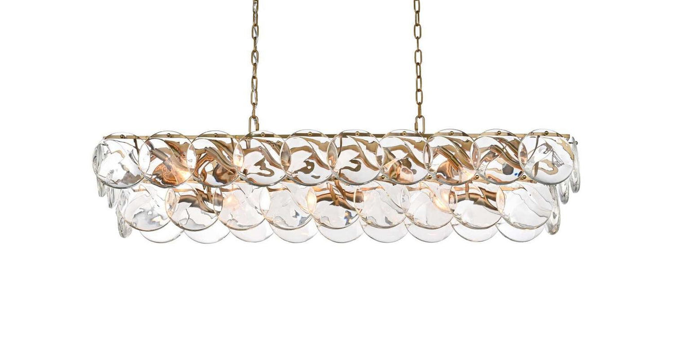 Elegant Lighting - 1010D48SG-01CR - 20 Light Chandelier - Charlotte - Satin Gold