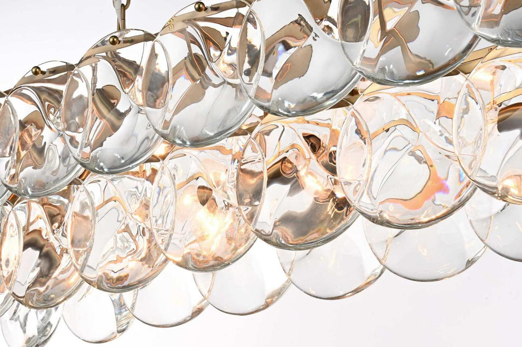 Elegant Lighting - 1010D48SG-01CR - 20 Light Chandelier - Charlotte - Satin Gold