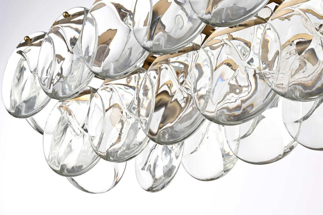 Elegant Lighting - 1010D48SG-01CR - 20 Light Chandelier - Charlotte - Satin Gold