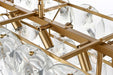 Elegant Lighting - 1010D48SG-01CR - 20 Light Chandelier - Charlotte - Satin Gold
