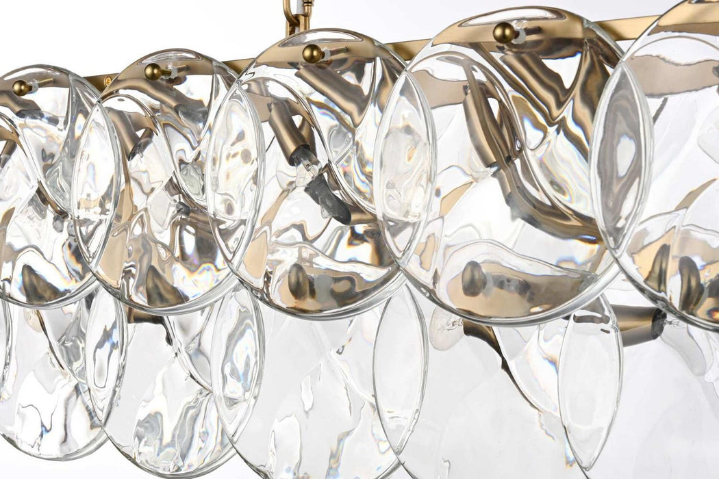 Elegant Lighting - 1010D48SG-01CR - 20 Light Chandelier - Charlotte - Satin Gold