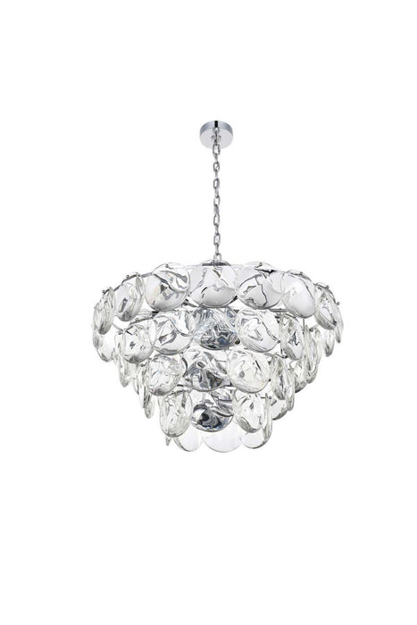 Elegant Lighting - 1010G30C-01CR - 21 Light Chandelier - Charlotte - Chrome