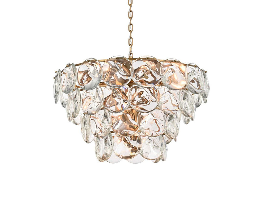 Elegant Lighting - 1010G30SG-01CR - 21 Light Chandelier - Charlotte - Satin Gold