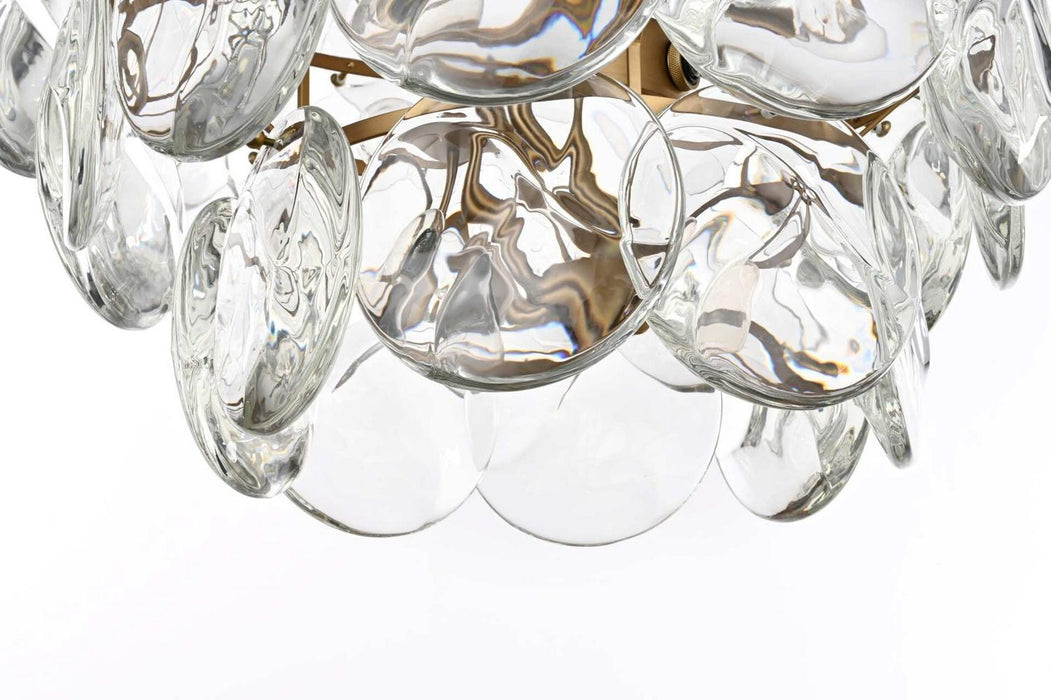 Elegant Lighting - 1010G30SG-01CR - 21 Light Chandelier - Charlotte - Satin Gold