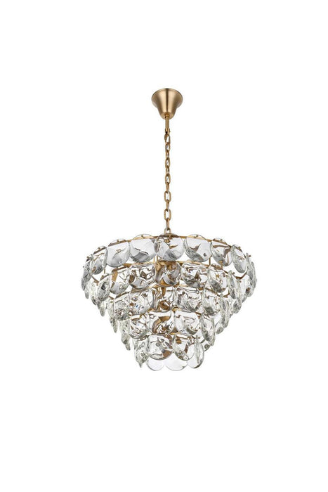 Elegant Lighting - 1010G36SG-01CR - 29 Light Chandelier - Charlotte - Satin Gold
