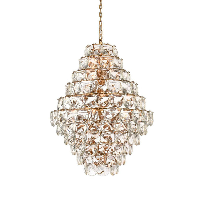 Elegant Lighting - 1010G42SG-01CR - 66 Light Chandelier - Charlotte - Satin Gold