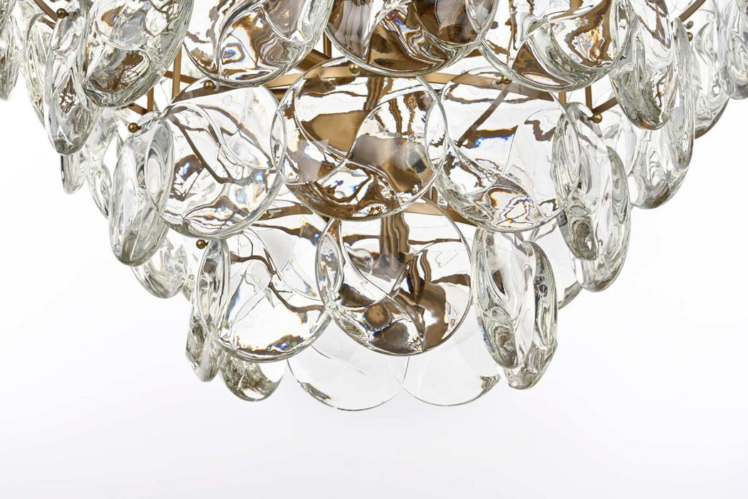 Elegant Lighting - 1010G42SG-01CR - 66 Light Chandelier - Charlotte - Satin Gold