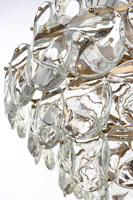 Elegant Lighting - 1010G42SG-01CR - 66 Light Chandelier - Charlotte - Satin Gold