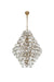 Elegant Lighting - 1010G42SG-01CR - 66 Light Chandelier - Charlotte - Satin Gold