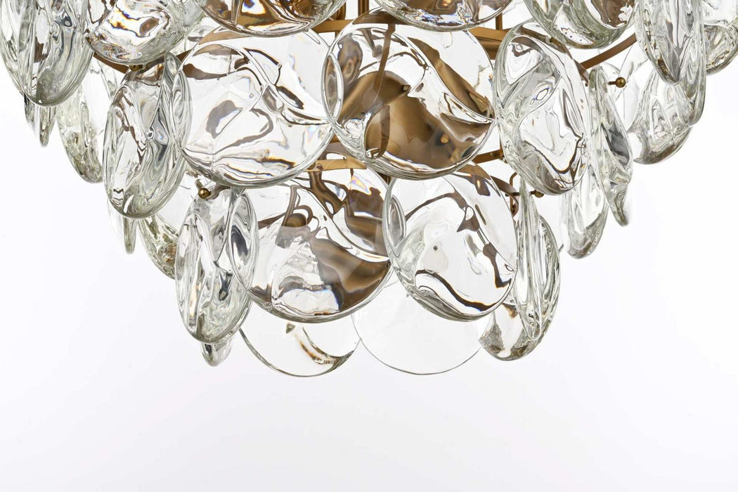 Elegant Lighting - 1010G48SG-01CR - 90 Light Chandelier - Charlotte - Satin Gold