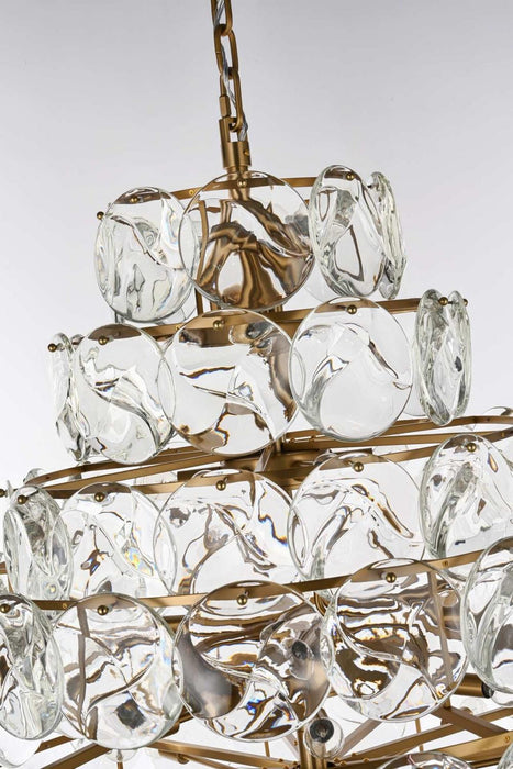 Elegant Lighting - 1010G48SG-01CR - 90 Light Chandelier - Charlotte - Satin Gold