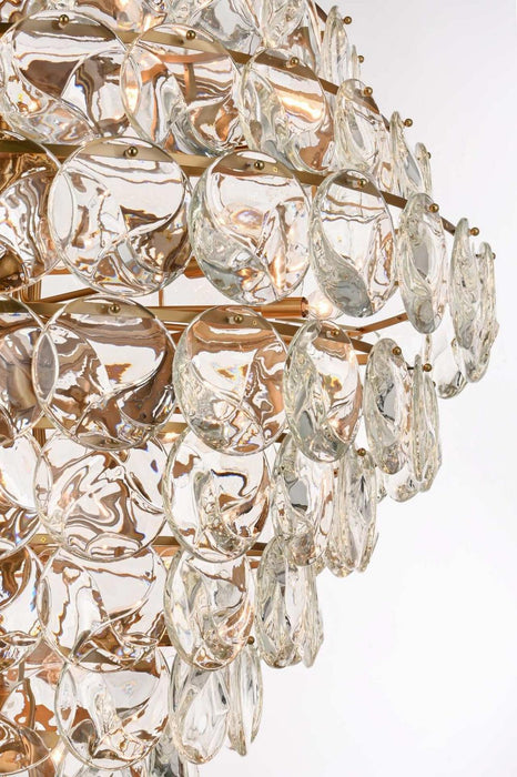 Elegant Lighting - 1010G48SG-01CR - 90 Light Chandelier - Charlotte - Satin Gold