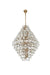Elegant Lighting - 1010G48SG-01CR - 90 Light Chandelier - Charlotte - Satin Gold