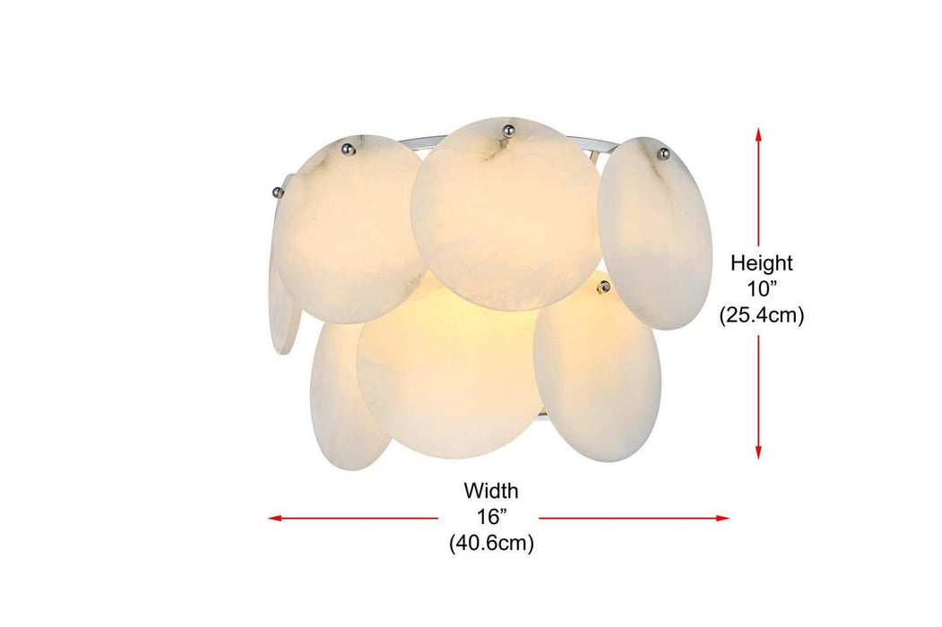 Elegant Lighting - 1010W16C-11ST - Three Light Wall Sconce - Charlotte - Chrome