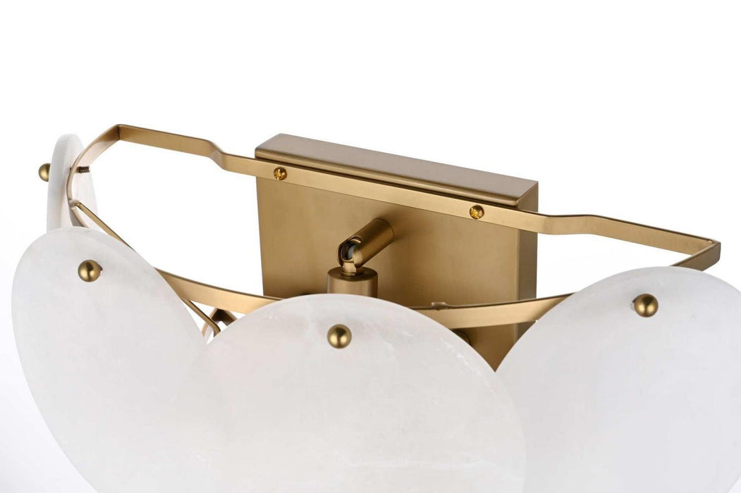 Elegant Lighting - 1010W16SG-11ST - Three Light Wall Sconce - Charlotte - Satin Gold