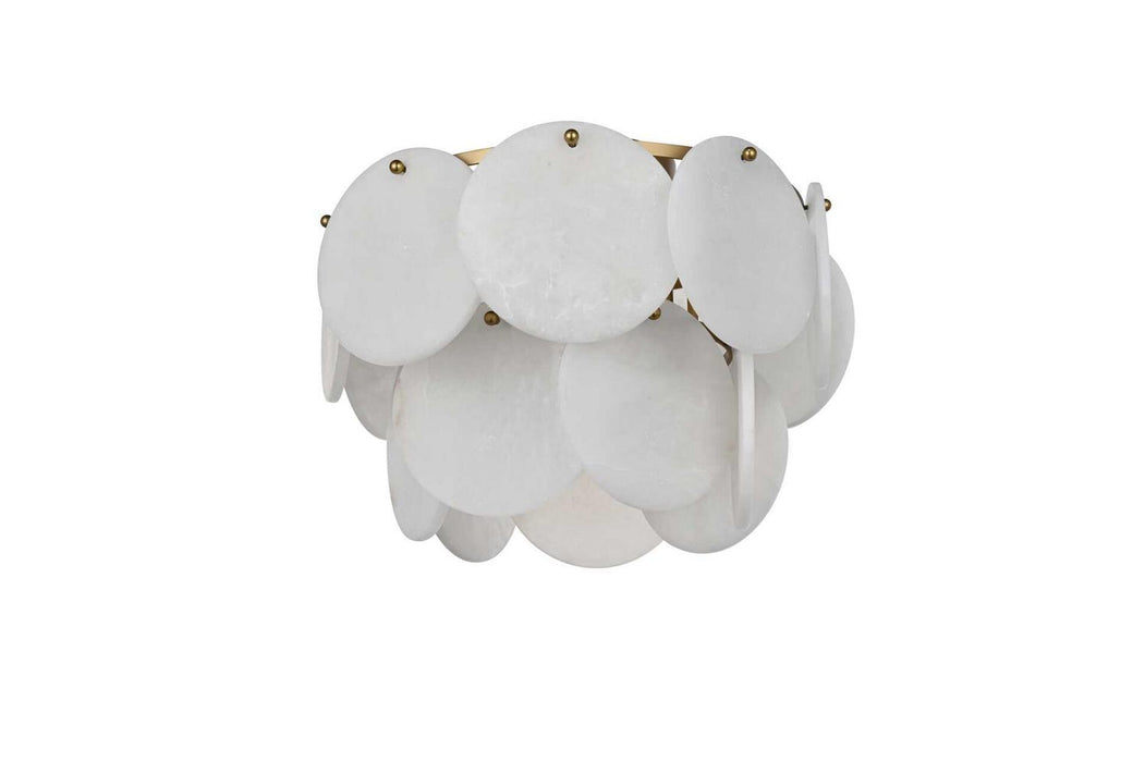 Elegant Lighting - 1010F16SG-11ST - Six Light Flush Mount - Charlotte - Satin Gold