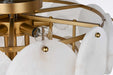 Elegant Lighting - 1010F20SG-11ST - 12 Light Flush Mount - Charlotte - Satin Gold