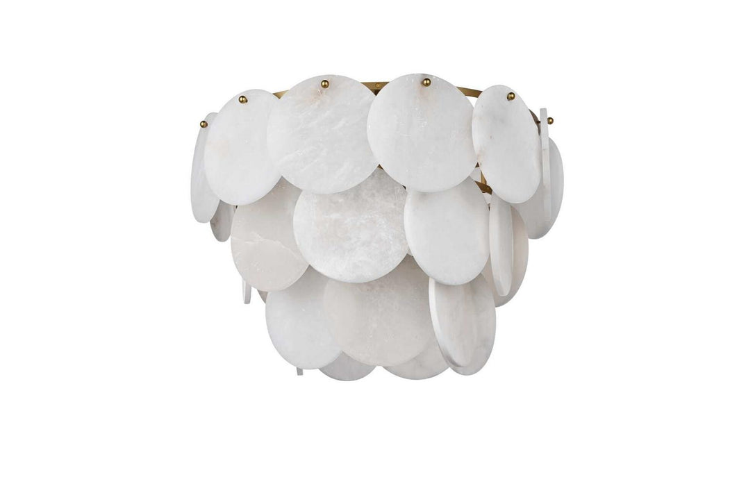 Elegant Lighting - 1010F20SG-11ST - 12 Light Flush Mount - Charlotte - Satin Gold