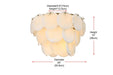 Elegant Lighting - 1010F20SG-11ST - 12 Light Flush Mount - Charlotte - Satin Gold