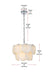 Elegant Lighting - 1010D16C-11ST - Six Light Chandelier - Charlotte - Chrome