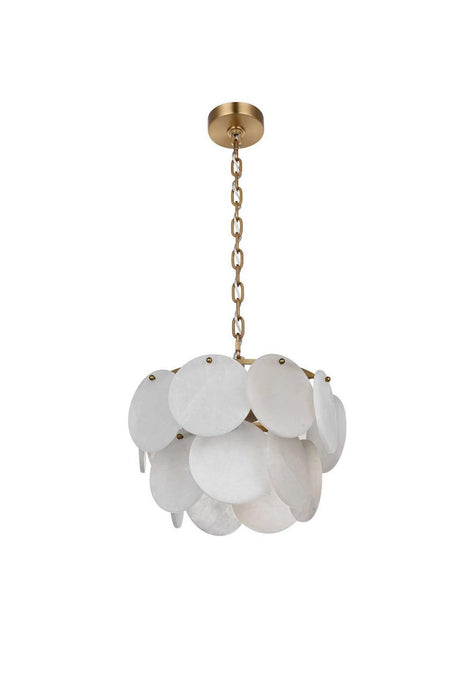 Elegant Lighting - 1010D16SG-11ST - Six Light Chandelier - Charlotte - Satin Gold