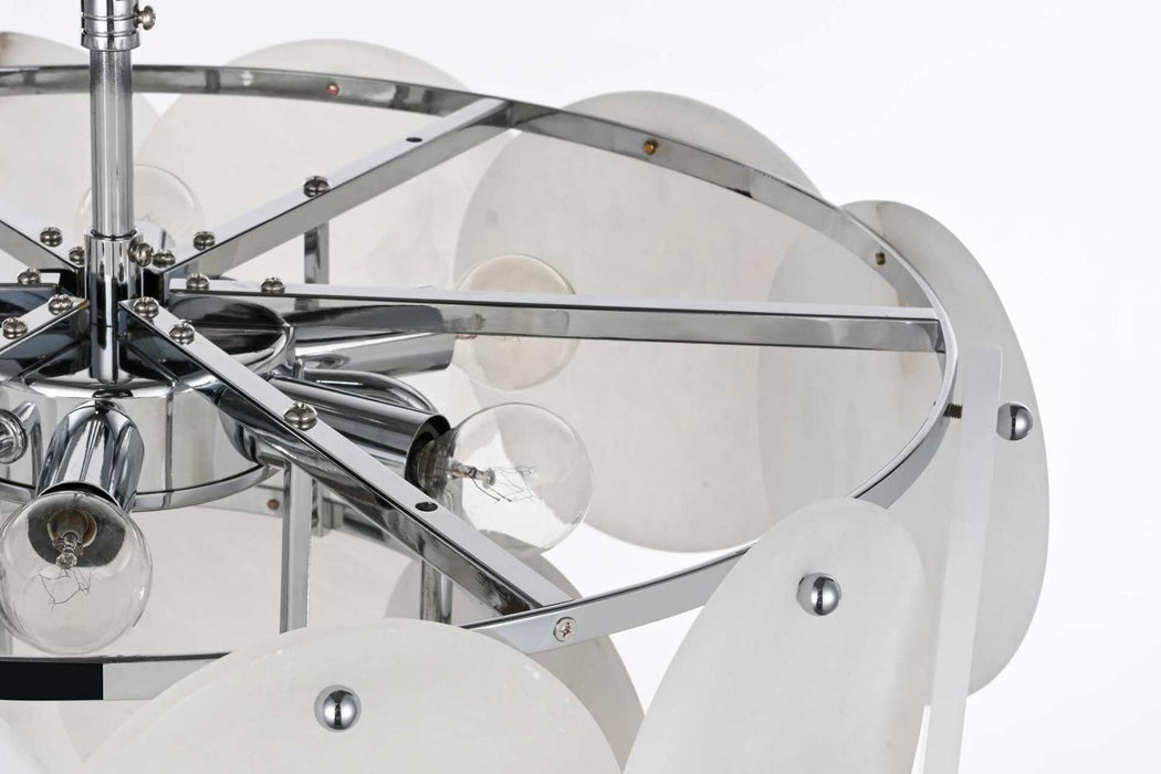 Elegant Lighting - 1010D20C-11ST - Nine Light Chandelier - Charlotte - Chrome