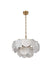 Elegant Lighting - 1010D20SG-11ST - Nine Light Chandelier - Charlotte - Satin Gold