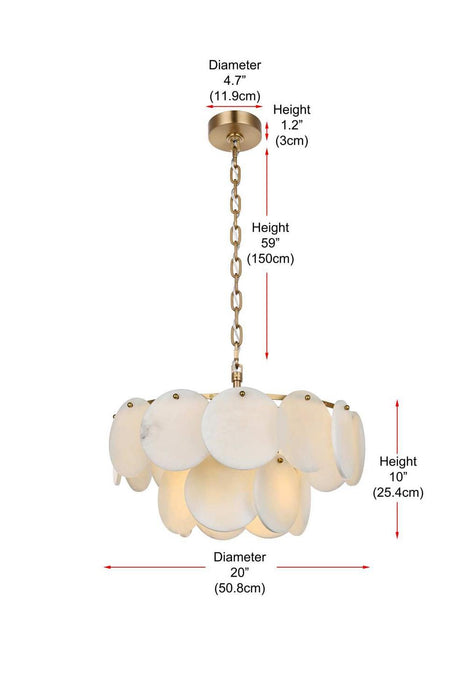 Elegant Lighting - 1010D20SG-11ST - Nine Light Chandelier - Charlotte - Satin Gold