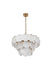 Elegant Lighting - 1010D24SG-11ST - 12 Light Chandelier - Charlotte - Satin Gold