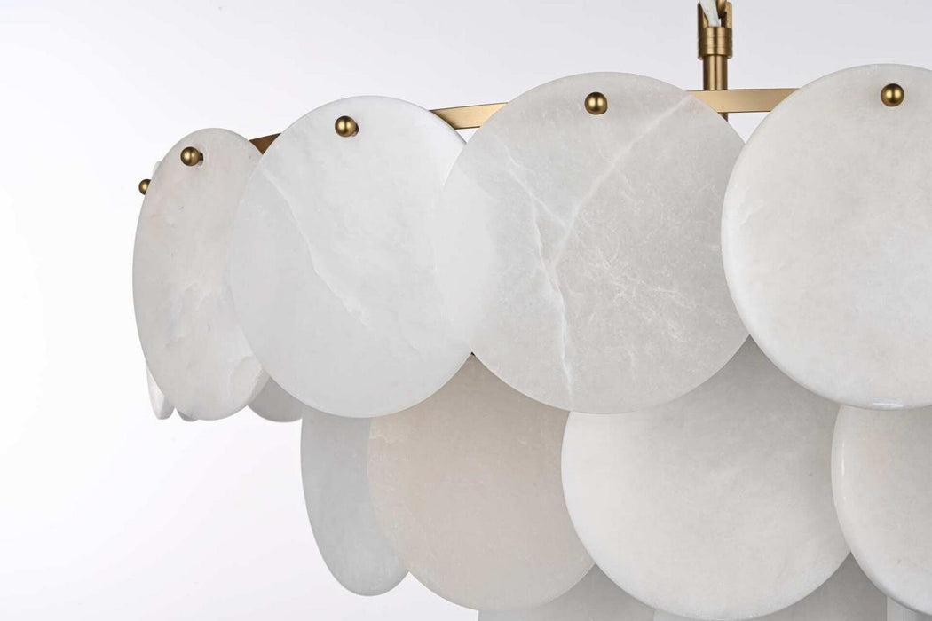 Elegant Lighting - 1010D28SG-11ST - 14 Light Chandelier - Charlotte - Satin Gold