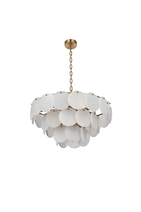 Elegant Lighting - 1010D28SG-11ST - 14 Light Chandelier - Charlotte - Satin Gold