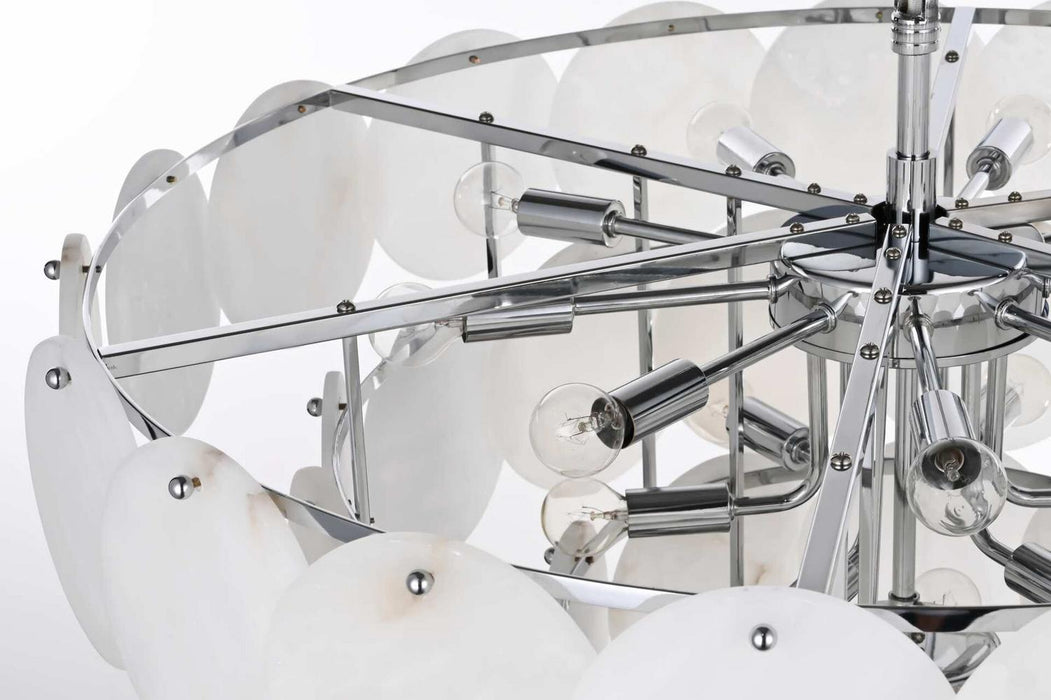 Elegant Lighting - 1010D32C-11ST - 21 Light Chandelier - Charlotte - Chrome