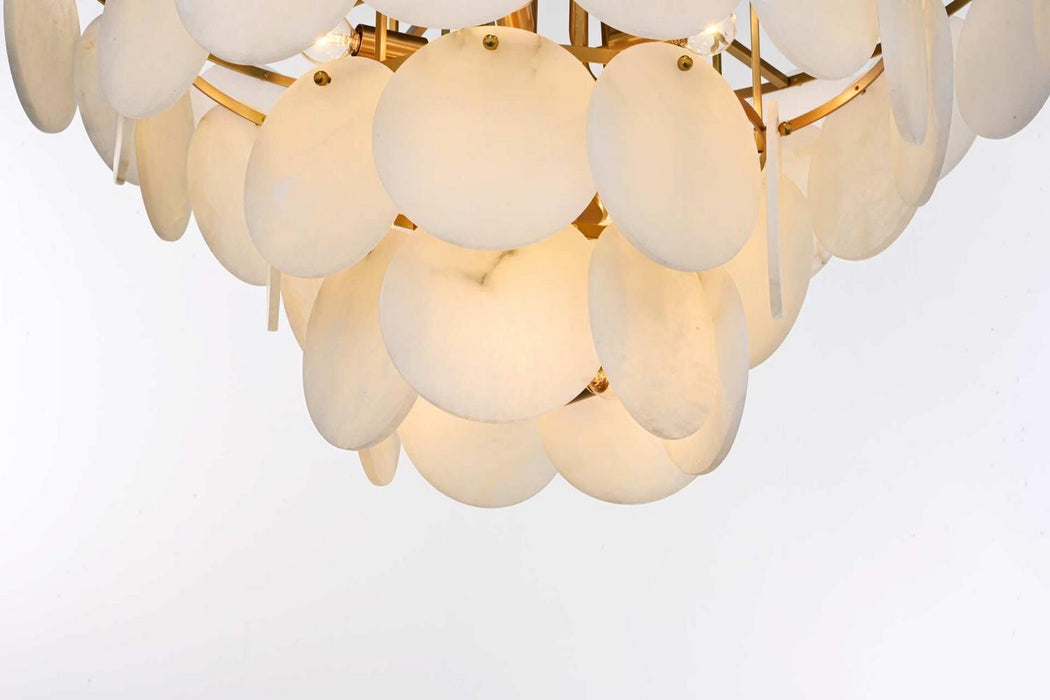 Elegant Lighting - 1010D32SG-11ST - 21 Light Chandelier - Charlotte - Satin Gold