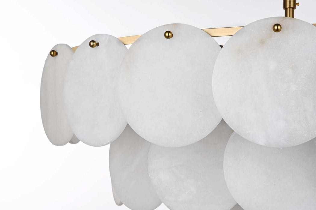 Elegant Lighting - 1010D32SG-11ST - 21 Light Chandelier - Charlotte - Satin Gold