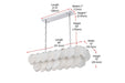 Elegant Lighting - 1010D36C-11ST - 14 Light Chandelier - Charlotte - Chrome
