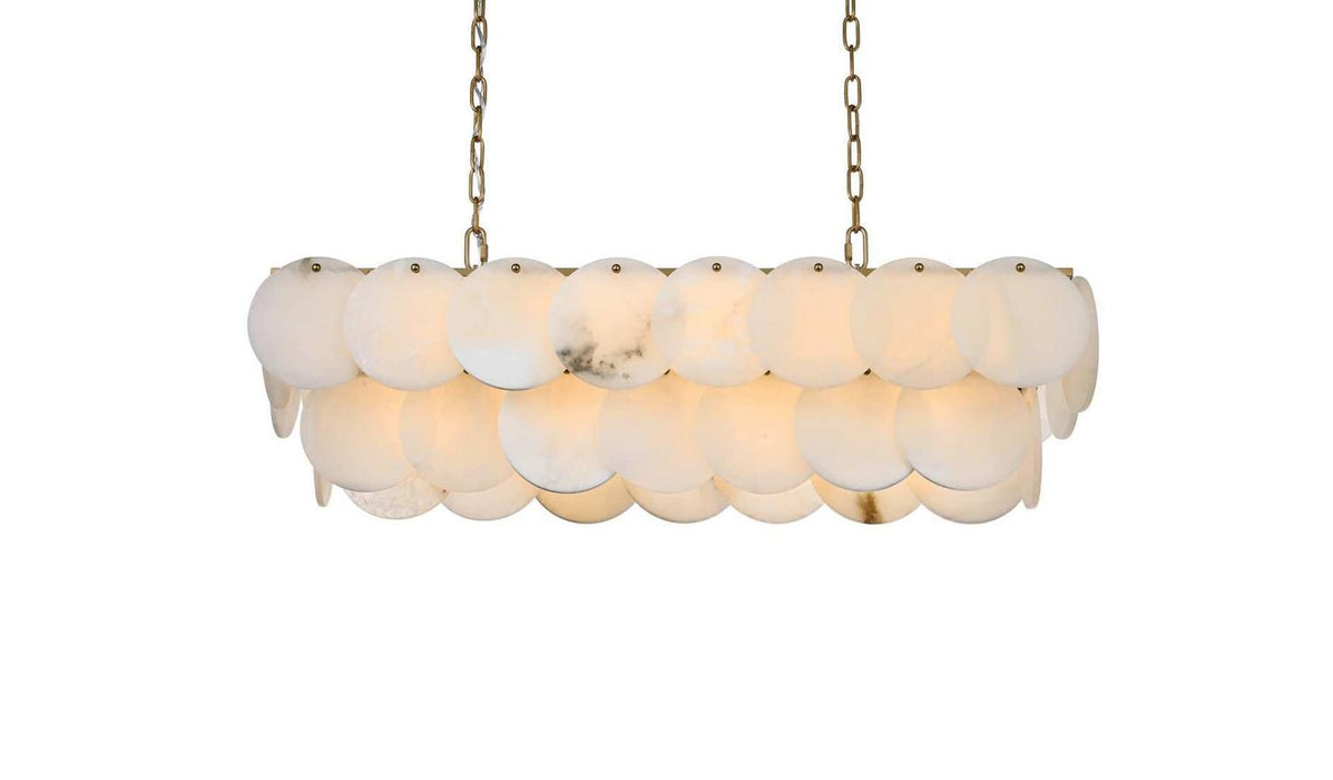 Elegant Lighting - 1010D36SG-11ST - 14 Light Chandelier - Charlotte - Satin Gold