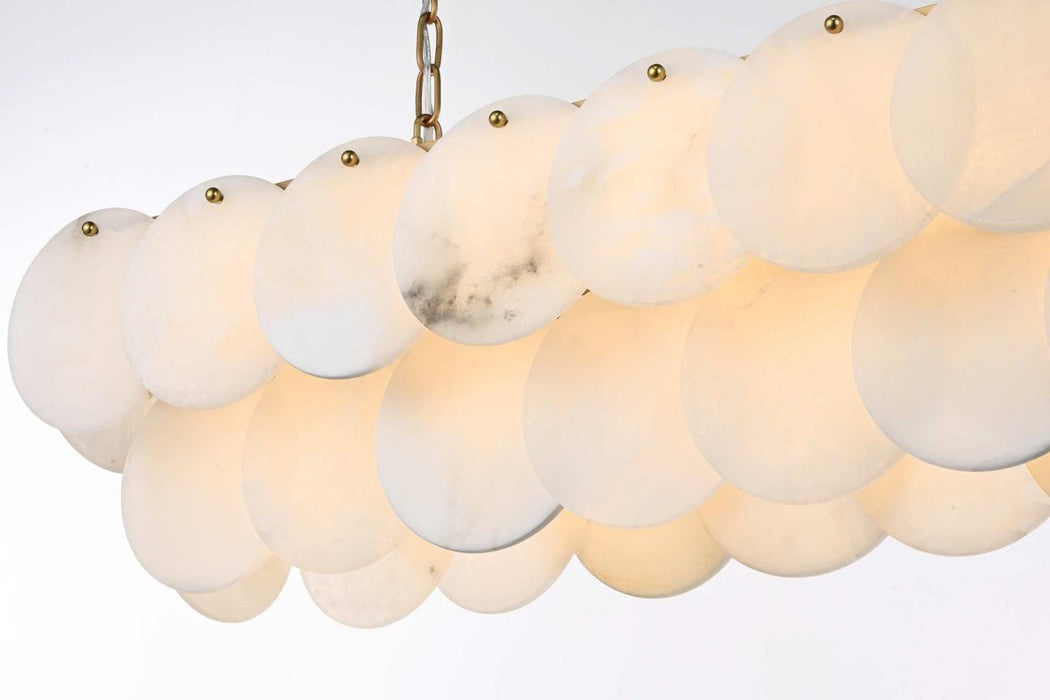 Elegant Lighting - 1010D36SG-11ST - 14 Light Chandelier - Charlotte - Satin Gold