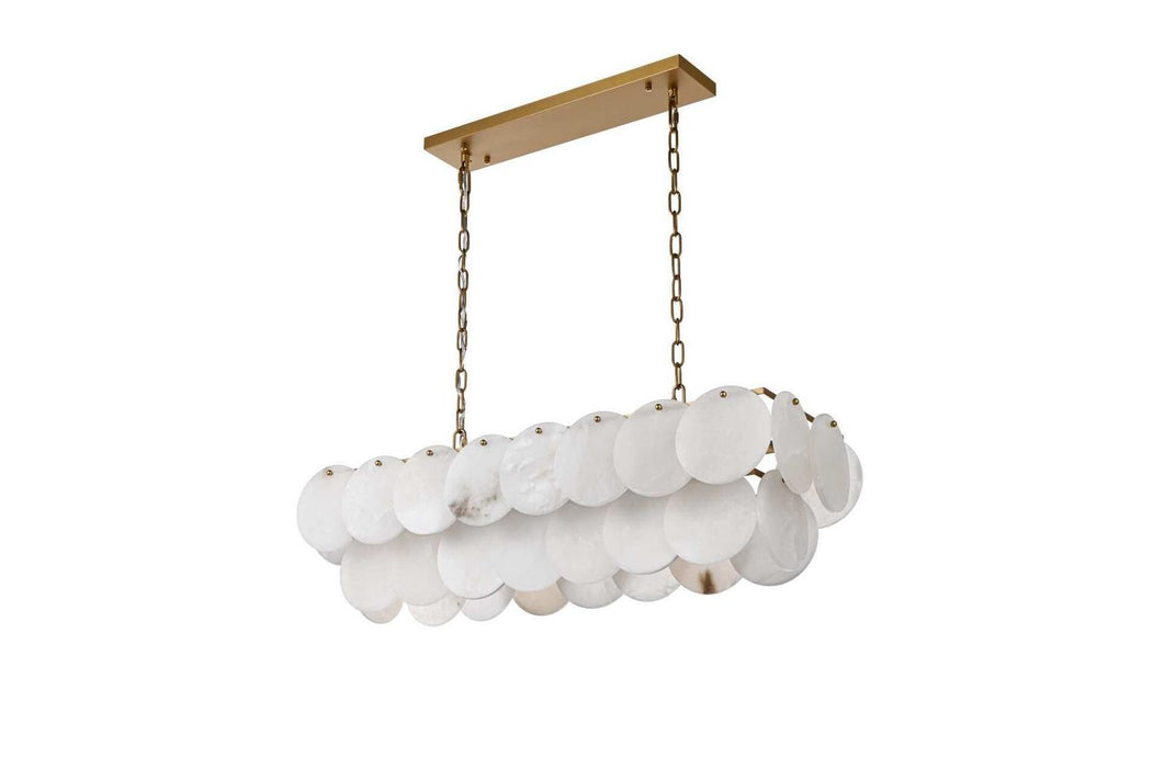 Elegant Lighting - 1010D36SG-11ST - 14 Light Chandelier - Charlotte - Satin Gold