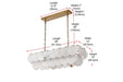 Elegant Lighting - 1010D36SG-11ST - 14 Light Chandelier - Charlotte - Satin Gold