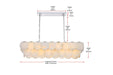 Elegant Lighting - 1010D42C-11ST - 17 Light Chandelier - Charlotte - Chrome