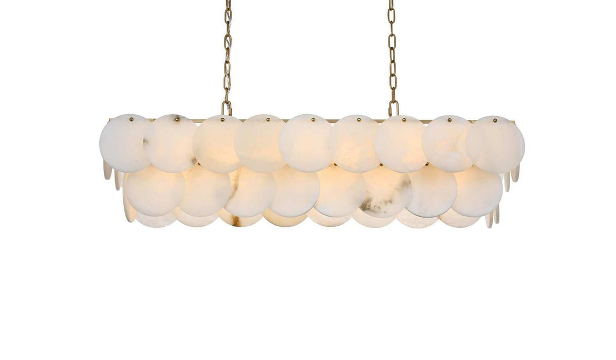 Elegant Lighting - 1010D42SG-11ST - 17 Light Chandelier - Charlotte - Satin Gold