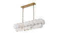 Elegant Lighting - 1010D42SG-11ST - 17 Light Chandelier - Charlotte - Satin Gold