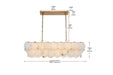 Elegant Lighting - 1010D42SG-11ST - 17 Light Chandelier - Charlotte - Satin Gold