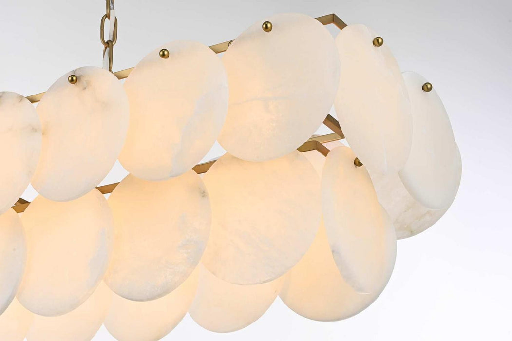 Elegant Lighting - 1010D48SG-11ST - 20 Light Chandelier - Charlotte - Satin Gold