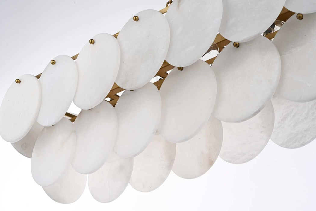 Elegant Lighting - 1010D48SG-11ST - 20 Light Chandelier - Charlotte - Satin Gold
