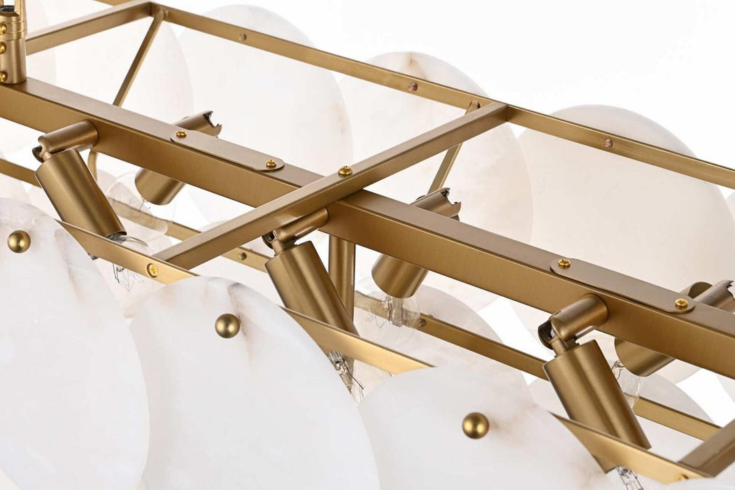 Elegant Lighting - 1010D48SG-11ST - 20 Light Chandelier - Charlotte - Satin Gold