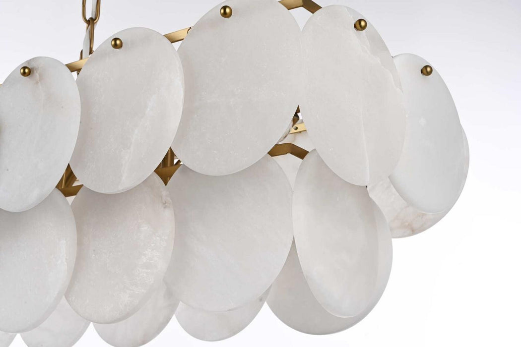 Elegant Lighting - 1010D48SG-11ST - 20 Light Chandelier - Charlotte - Satin Gold