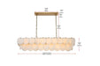 Elegant Lighting - 1010D48SG-11ST - 20 Light Chandelier - Charlotte - Satin Gold