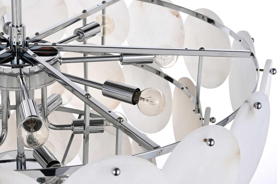 Elegant Lighting - 1010G30C-11ST - 21 Light Chandelier - Charlotte - Chrome