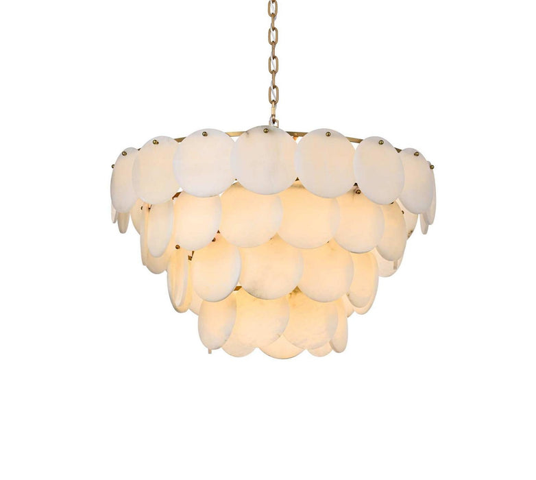 Elegant Lighting - 1010G30SG-11ST - 21 Light Chandelier - Charlotte - Satin Gold